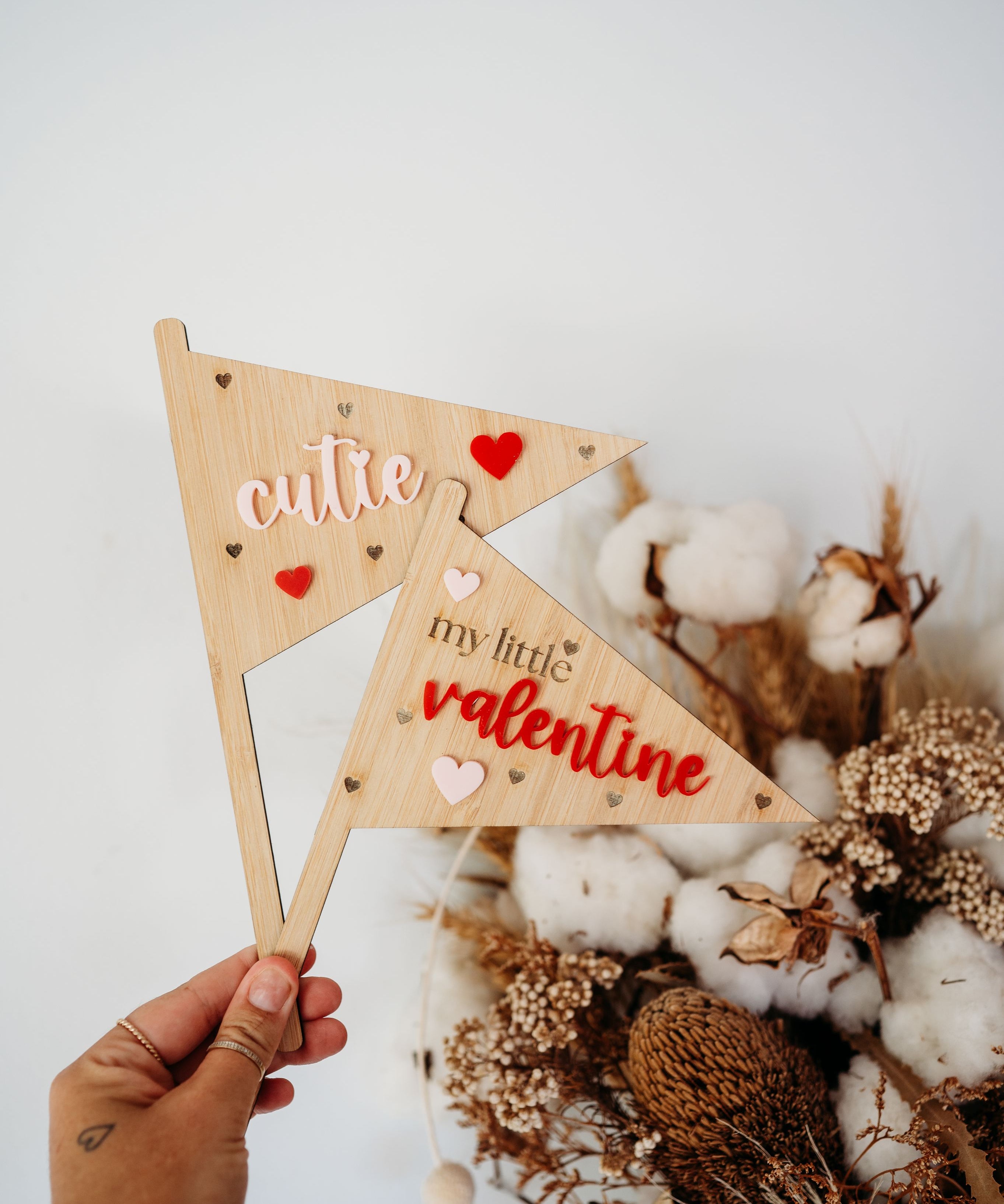 Wooden Flags