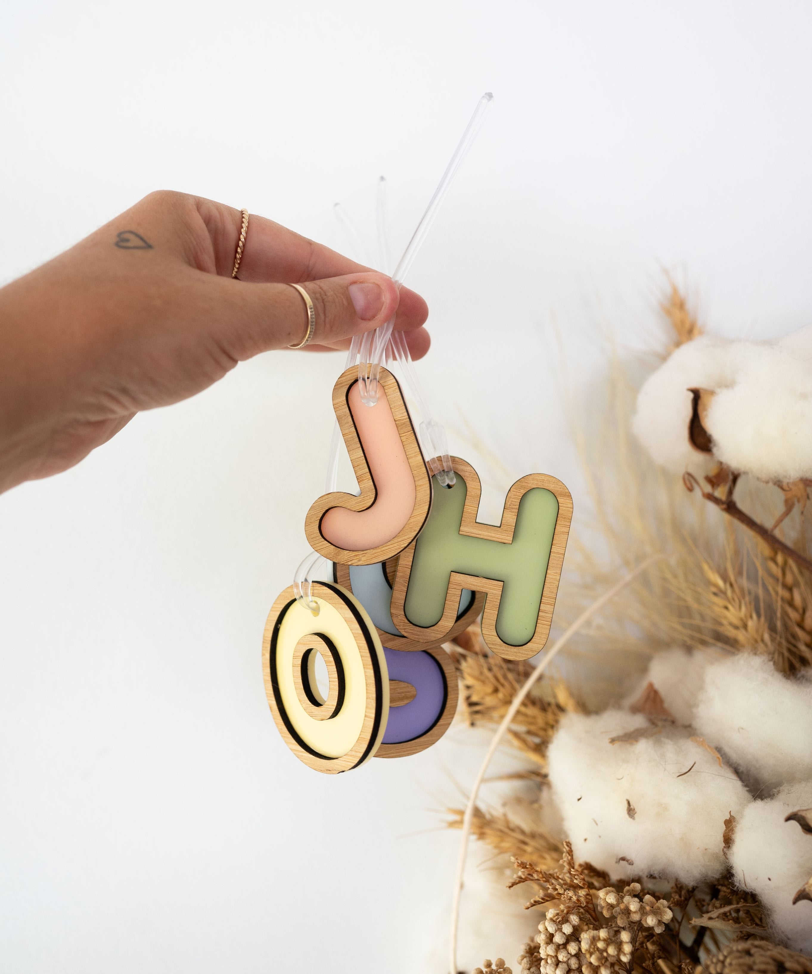 Letter Bag Tags