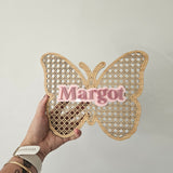 Rattan Personlised Wall Plaque