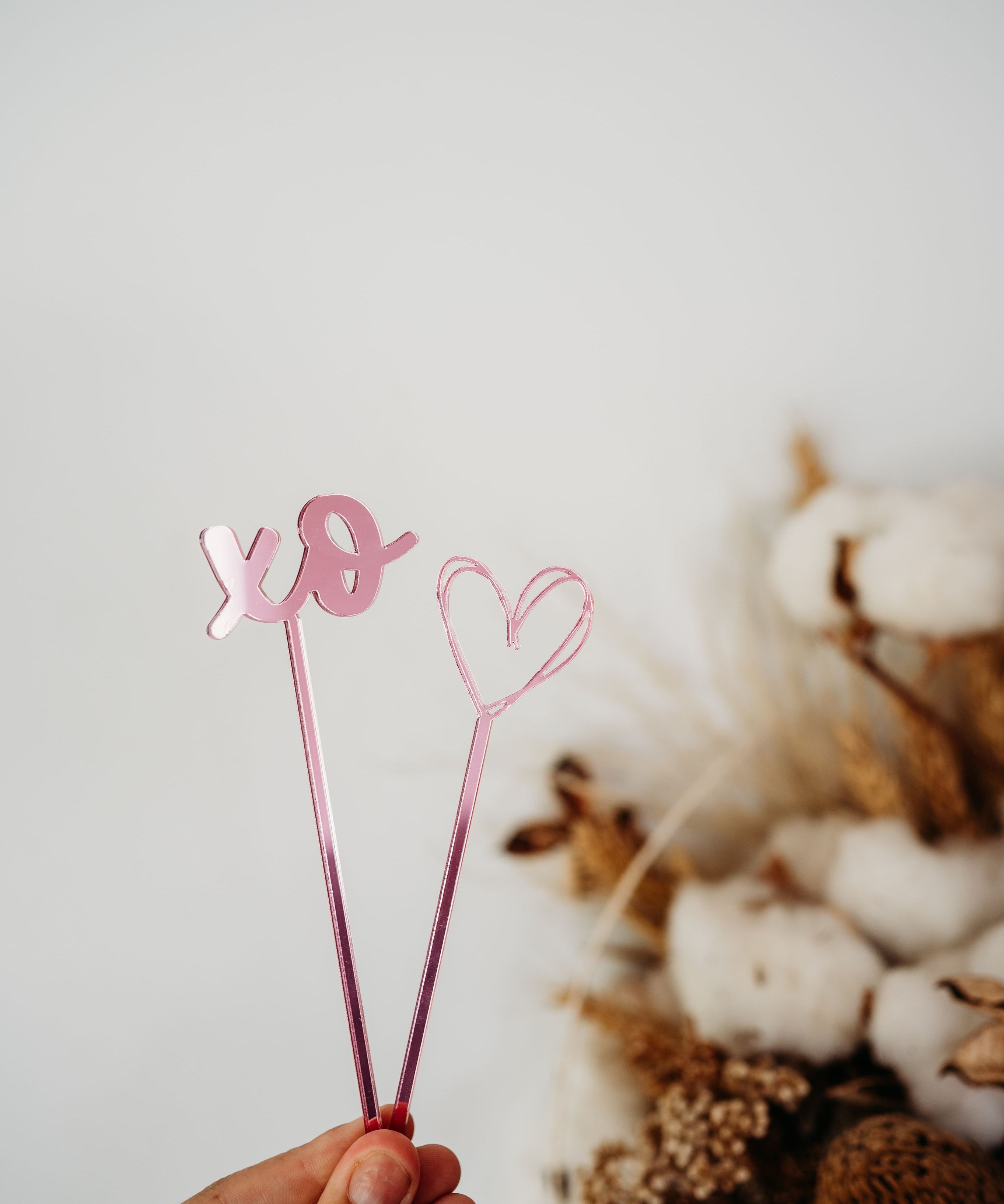 Drink Stirrers - Heart and XO