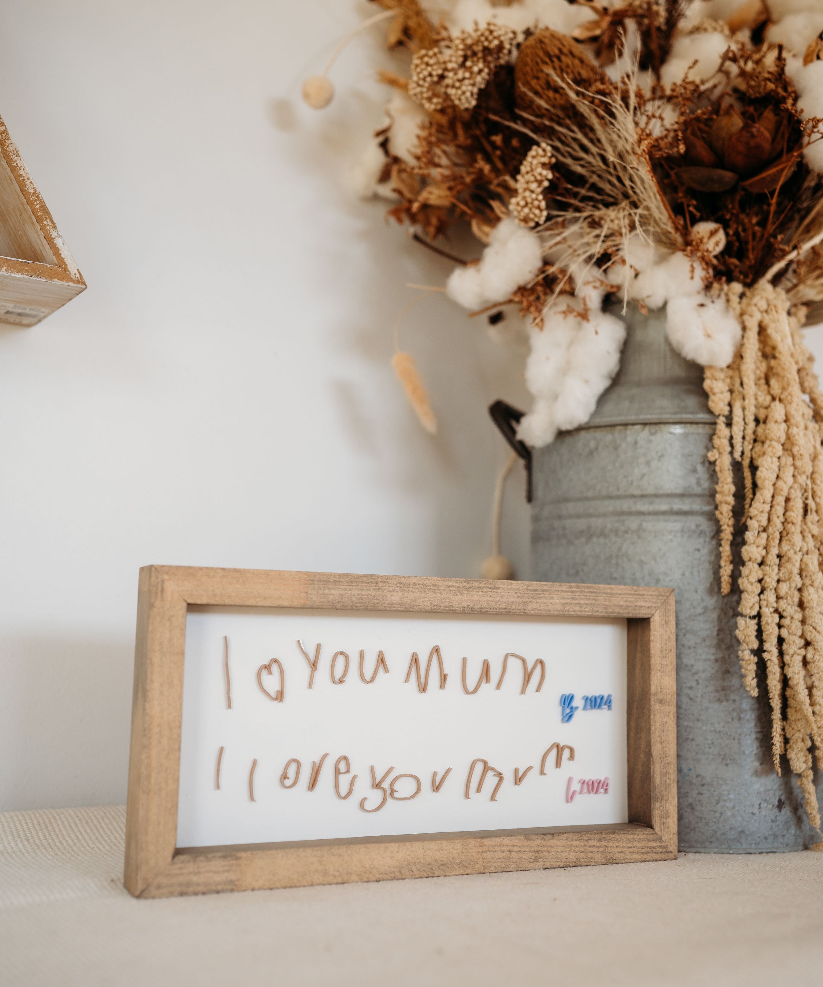 Love Notes to Mum Keepsake Frame