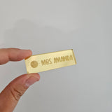 Mirror Acrylic Name Badges - Magnetic