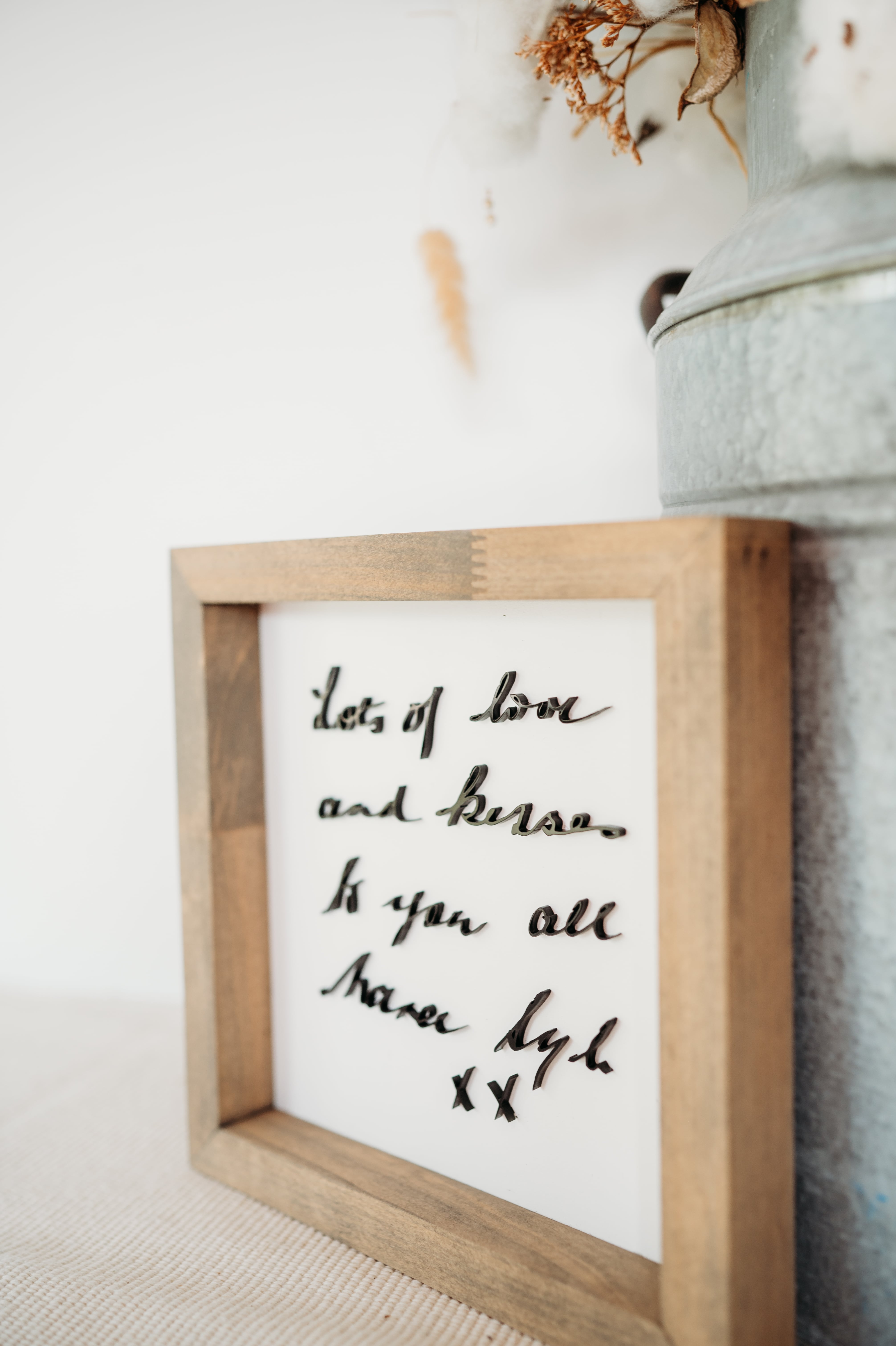 Handwriting Keepsake Frame