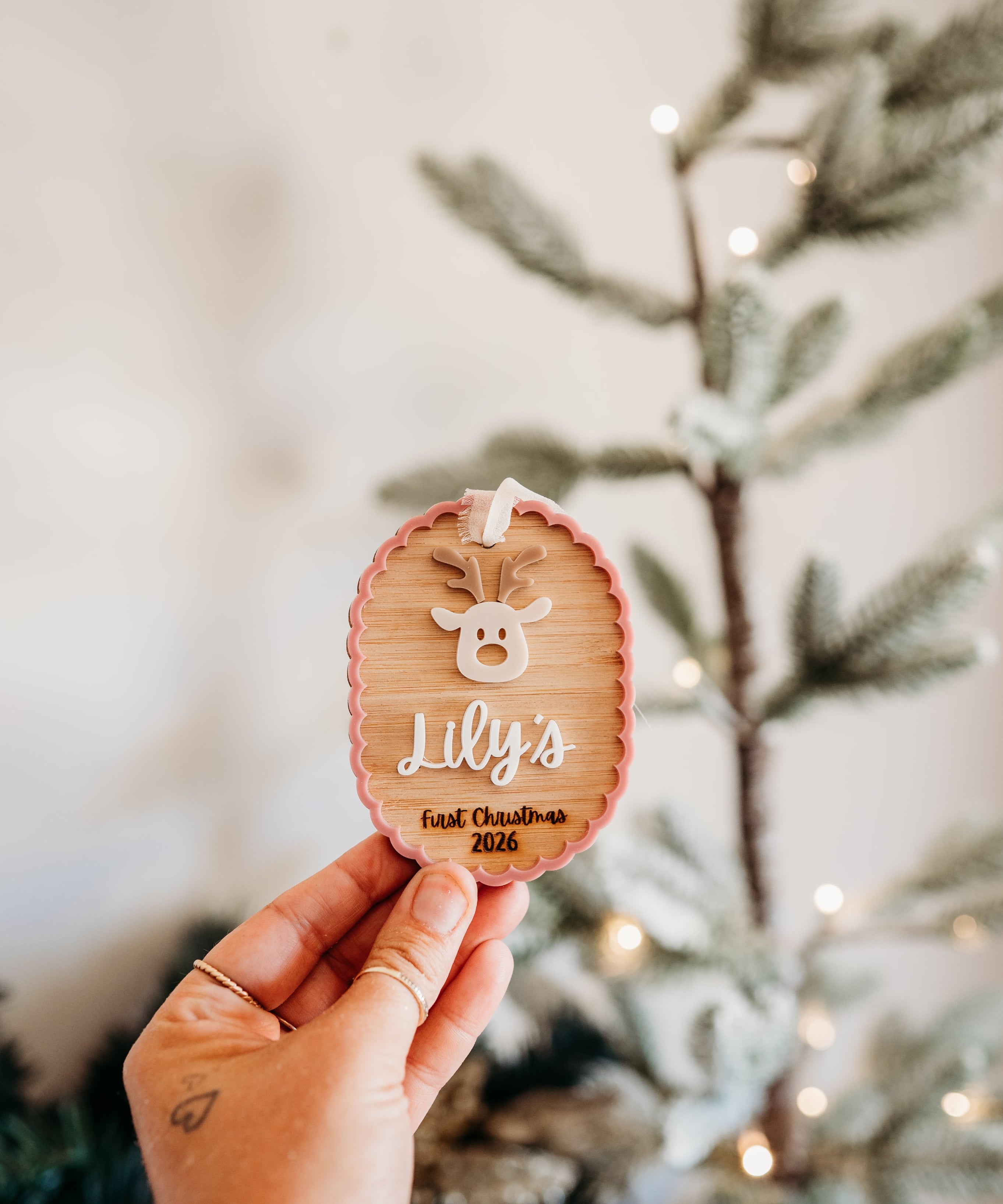 First Christmas Decoration - Reindeer
