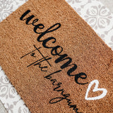Heart Welcome Mat