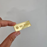 Mirror Acrylic Name Badges - Magnetic