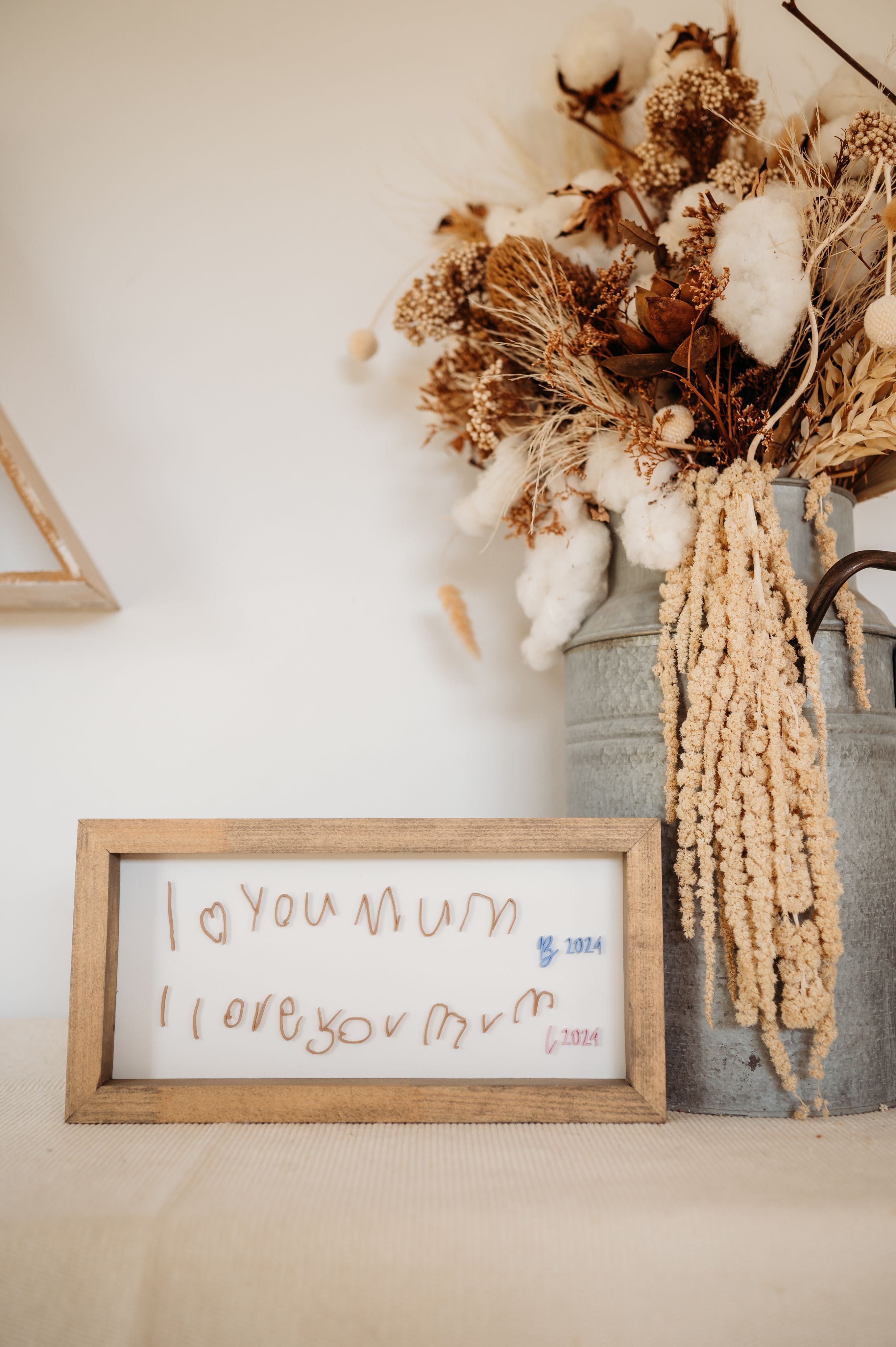 Handwriting Keepsake Frame