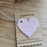 Handwritten Pocket Hug