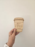 Load image into Gallery viewer, Coffee Cup Gift Card Holder
