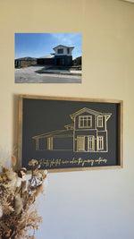 Load image into Gallery viewer, House Art Keepsake Frame
