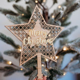 Rattan Christmas Tree Topper