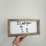 Kids Drawing Keepsake Frame