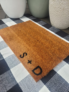 Initial Door Mat