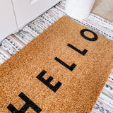 A Big HELLO Door Mat