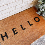 A Big HELLO Door Mat